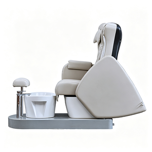 Fauteuil de pédicure spa de luxe avec massage des pieds, design moderne, fonctionnalités réglables et cuvette - Product Image 5