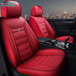 Sıcak satış kırmızı deri koltuk kapakları evrensel kafa bel yastığı her mevsim Mustang otomotiv ürünleri için büyük miktarlarda - Product Image 1