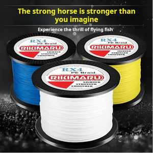 Alta calidad RIKIMARU X8 300M 1000M Línea de pesca de caballo fuerte Luya Pe Line - Product Image 6