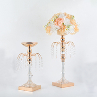 Grande vase trompette noire pour centre de table de mariage