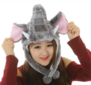 Gorro de Felpa con Orejeras de Dibujos Animados para Niños, Personalizado con Logotipo, Económico, Promocional, de Invierno, Talla Única para Adultos, Cálido, Disfraz de Koala - Product Image 2