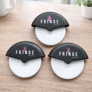 Custom Logo Round <b>Plastic</b> Pizza Cutter <b>Wheel</b> for Restaurant Giveaways and Food Promotions - Product Image 6