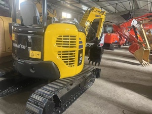 Mini-excavatrice KOMATSU 3 tonnes, godet de terrassement de 0,2 m³, équipement de construction d'occasion, moteur Hyundai, vannes hydrauliques Kawasaki - Product Image 4