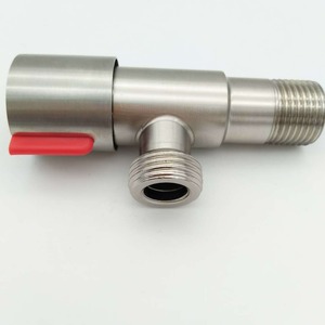 Válvula angular de acero inoxidable con rosca macho de 1/2 pulgada para uso general en agua - Product Image 2