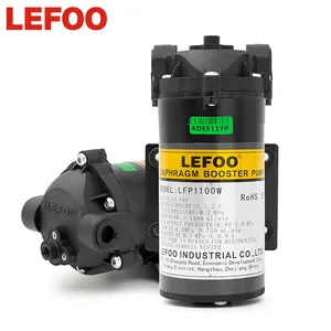 LEFOO RO güçlendirici diyaframlı pompa 24 Volt diyaframlı pompa 100 GPD ters osmoz membranı pompası
