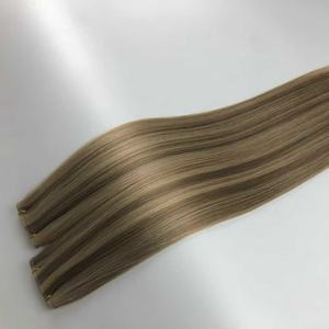 Extensiones <span class=keywords><strong>de</strong></span> Cabello Genius Weft, Cabello Virgen Ruso Liso <span class=keywords><strong>de</strong></span> 18 Pulgadas, Extensiones <span class=keywords><strong>de</strong></span> Cabello Humano Genius Weft Invisibles - Product Image 2