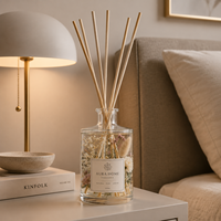 Diffuseur de parfum de luxe personnalisé avec fleurs séchées |   Fabricant et fournisseur en gros d'ensembles de diffuseurs de parfum d'ambiance OEM
