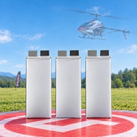 MOQ Rendah Tersedia Stok Baterai Lithium Isi Ulang Semi Solid State 3.7V 22ah 15ah Densitas Tinggi untuk Drone FPV