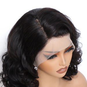 Cheveux humains vierges vietnamiens, vague profonde, trame unique, densité 150%, perruque en dentelle 4*4, fournisseur en gros - Product Image 2