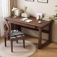 Escritorio Ergonómico en Forma de L de Madera Sólida para Oficina en Casa con Amplia Superficie de Trabajo y Diseño Moderno Minimalista