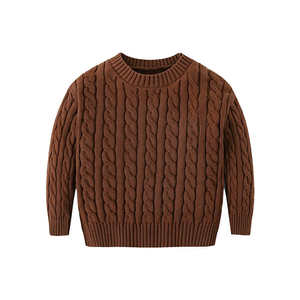 Suéteres deportivos para correr para niños de alta calidad, <span class=keywords><strong>chaleco</strong></span> de algodón con rayas horizontales de colores entrelazados para niños y niñas - Product Image 3