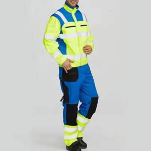 Overol de seguridad de una pieza personalizado más vendido Uniforme de trabajo de diseño único Transpirable e impermeable - Product Image 4
