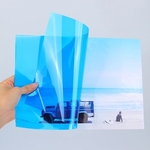 Couvertures <span class=keywords><strong>de</strong></span> reliure en PVC colorées et transparentes - Protections <span class=keywords><strong>de</strong></span> documents durables et imperméables pour le bureau/l'école - A4 100mic 125mic 150mic - Product Image 2