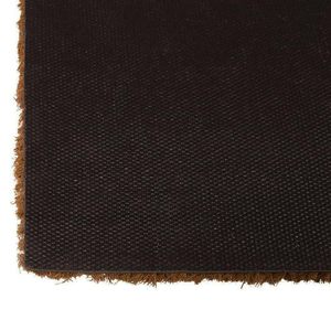 Felpudo de Fibra de Coco Natural 60x40cm 1.5cm de Grosor Antideslizante con Diseño para Entrada - Product Image 5