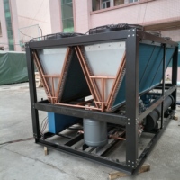Compresseur de refroidisseur d'eau industriel 120 CV refroidi par air, écologique, pour le moulage plastique et les systèmes de climatisation CVC
