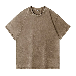 Washed <b>Blank</b> Cotton Street Wear Tshirt Oversized Drop Shoulder T-shirt Custom High Quality Printing Heavy <b>Weight</b> T Shirt for Men - Product Image 5