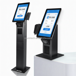 <span class=keywords><strong>Terminal</strong></span> tactile automatisé Totem 21,5'' - Borne <span class=keywords><strong>de</strong></span> commande - Restaurant en libre-service - Supermarché - Kiosque <span class=keywords><strong>de</strong></span> commande - <span class=keywords><strong>Paiement</strong></span> intelligent - Product Image 4