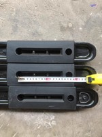 Rail de glissière de siège pour Mercedes Vito V-Class W447, rail de guidage de siège auto (gris clair/beige)