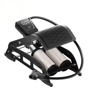 Bomba de Bicicleta Portátil de Acero Angbow con Manómetro de 160 PSI, Válvula Presta y Schrader, OEM, ODM, Logotipo Personalizado - Product Image 1