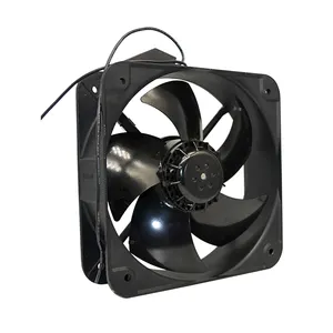 Hangdahui 공장 직접 20060 사각 산업용 팬 200mm 110v 230v 금속 블레이드 축 방향 팬 200x200x60ac 환기 냉각 팬