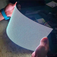 Module LED flexible d'intérieur, panneau souple incurvé P1.25 P1.56 P1.875 P2.5, affichage numérique couleur pour mur vidéo créatif