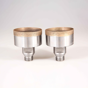 Sintered Diamond <b>Drill</b> Coated Hole Saw <b>Drill</b> <b>Bit</b> Glass Core <b>Bit</b> Diamond <b>Drill</b> for Glass With Thread - Product Image 6