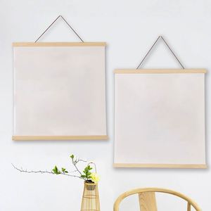 Support magnétique en bois naturel pour affiches murales et présentoirs d'images - Product Image 1
