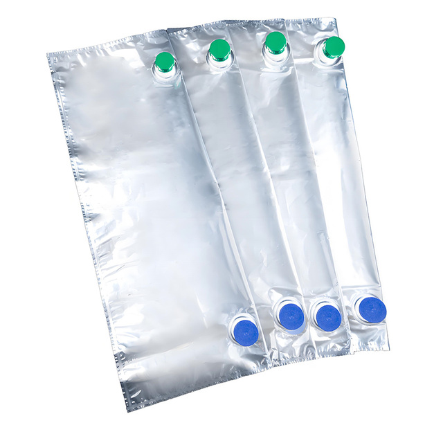 Dual Spout BIB Aseptic Bag in Box Plastic Packaging for Red Wine/Oil Beverage/Water/ Liquid Bag with Valve