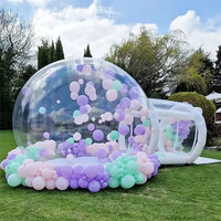 Maison gonflable portative transparente de ballon de bulle de tente de dôme de camping gonflable faite sur commande pour des enfants