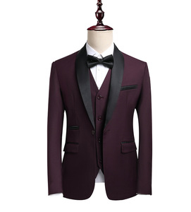 Costume trois pièces pour <span class=keywords><strong>homme</strong></span>, style business décontracté, simple boutonnage, idéal pour <span class=keywords><strong>mariage</strong></span> ou cérémonie. - Product Image 4