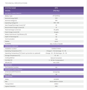 Batería de Almacenamiento Solar LiFePO4 FOX EP12 de 12 kWh para Sistemas de Energía Doméstica - Product Image 5