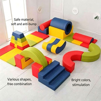 Ensemble d'équipements de jeu souple professionnels, blocs en mousse pour salle de sport pour tout-petits, garderie, intérieur