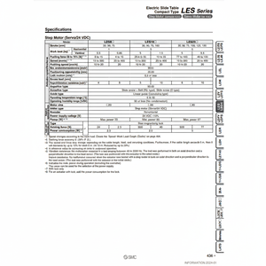 LES8RK-50S-RA6PD โต๊ะสไลด์ไฟฟ้านิวเมติก SMC - Product Image 1