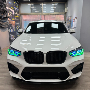 Phares laser à projecteur RGB X-Shape personnalisés à double couleur avec effet de balayage de luxe et DRL pour <span class=keywords><strong>BMW</strong></span> X3 G08 <span class=keywords><strong>X4</strong></span> G02 - Product Image 2