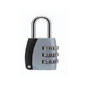 Nouveau cadenas à combinaison réinitialisable antivol en alliage de zinc, étanche et durable, finition noire - Product Image 3