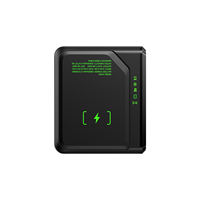 Schnellladende OEM Li-Polymer Batterie 20000mAh 100W Schlankes Tragbares Kabelloses 2-in-1 Schnell-Ladegerät Powerbank mit LED-Anzeige und Magnetfunktion