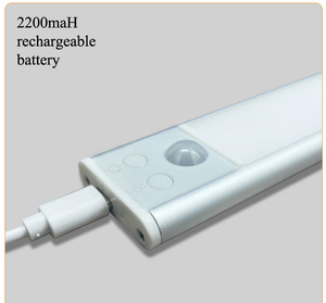 CCT <strong>Battery</strong> Powered Wireless Kitchen Rechargeable Closet Linear Lamp LED Motion Sensor Lighting Under Wardrobe <strong>Cabinet</strong> <strong>Light</strong> - Product Image 6