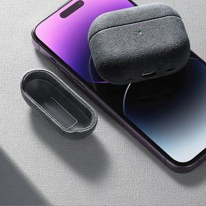Funda de cuero giratoria para auriculares <span class=keywords><strong>Airpods</strong></span> <span class=keywords><strong>pro</strong></span> 2, funda protectora antigolpes para Apple <span class=keywords><strong>Airpods</strong></span> 3, gran oferta - Product Image 3