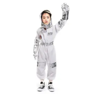 Costume d'astronaute pour enfants, couleur blanche, pour garçons et filles, tenue d'halloween, nouveau Design, tendance, 2020