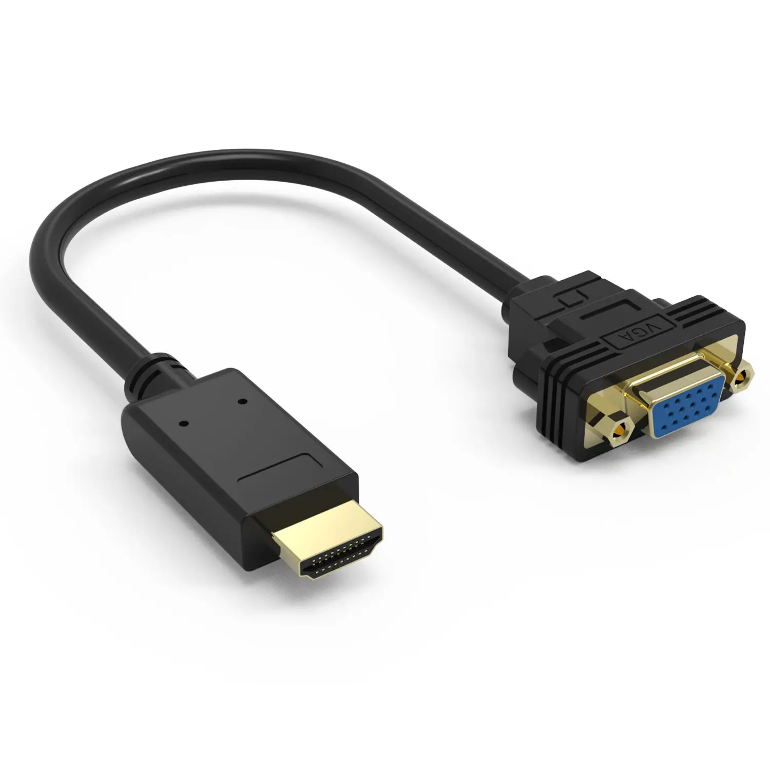 Gold plated HDMI connector HDMI to VGA Cable Male to Male