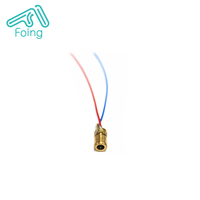 Diode Laser à tête laser à semi-conducteur en cuivre de 6mm, point rouge