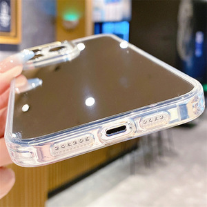 Custom donne specchio trucco cellulare custodia per <span class=keywords><strong>iPhone</strong></span> X XS XR 11 12 <span class=keywords><strong>13</strong></span> 14 15 16 Pro Max Funda Para Telefono - Product Image 4