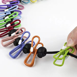 Corde <span class=keywords><strong>à</strong></span> <span class=keywords><strong>linge</strong></span> <span class=keywords><strong>rétractable</strong></span> d'<span class=keywords><strong>extérieur</strong></span> coupe-vent et antidérapante avec 12 pinces réglables - Product Image 3