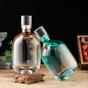 Botella de Licor Transparente de Lujo con Cierre Hermético, Botella de Vino de 200 ml para <span class=keywords><strong>Vodka</strong></span> Premium, Venta al por Mayor - Product Image 3