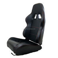 Siège de jeu pliable, siège de course, siège de cockpit, tissu noir, simulateur de course américain