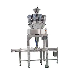 SmartWeigh competitive price 1kg weighing sealing packing filling packaging machine line for sticky or wet product