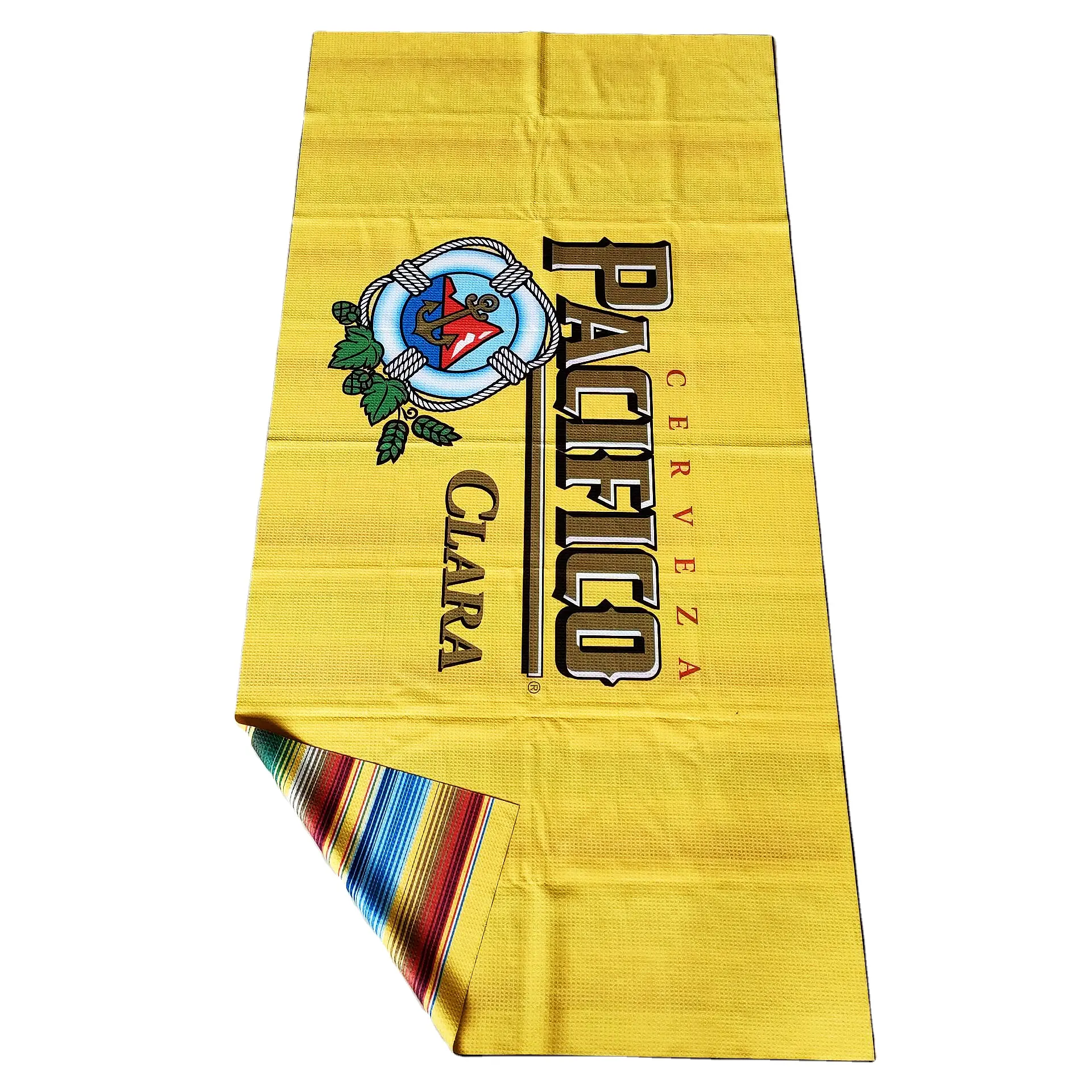 Wholesale Quick Dry sublimation towel blank Custom Logo blank tea towel beach Digital Printed Sublimation blank beach towel