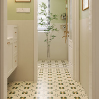 Fabricant de Foshan, carreaux de sol intérieurs en porcelaine 300x300mm, style français, antidérapants, mats, pour cuisines, salles de bain, balcons