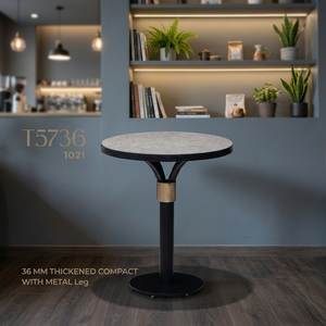 Modern Luxury Round <b>Console</b> <b>Table</b> <b>with</b> <b>Marble</b> <b>Top</b> and Metal Legs Compact Accent Desk for Apartment Hotel Living Room - Product Image 3