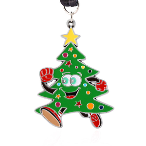 Logotipo de diseño gratuito, medallas de abeja de ortografía de Metal deportivo personalizado, premio de recuerdo, medalla de carrera divertida de Navidad - Product Image 6